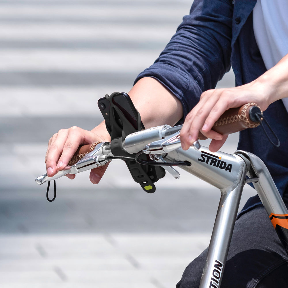 Bike Tie 4 自転車用 スマホ ホルダー (4代目) - 自転車ハンドル用